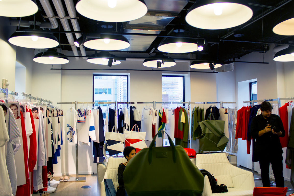 Inside LACOSTE Showroom